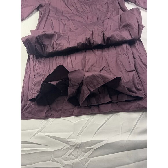 THML Dress Womens Size Small Mini Bell Sleeve Purple Zipper Short Sleeve NEW - Picture 4 of 8